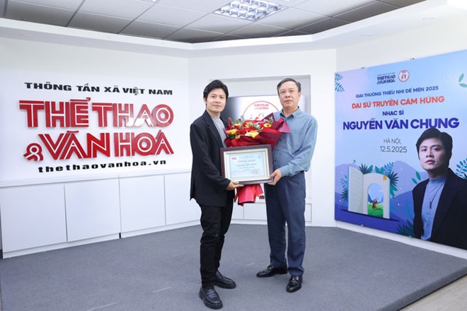 Nhạc sĩ Nguyễn Văn Chung làm Đại sứ Truyền cảm hứng Giải thưởng Thiếu nhi Dế Mèn