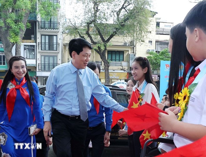 Chủ tịch nước Lương Cường dự Lễ tuyên dương Cháu ngoan Bác Hồ toàn quốc lần thứ X