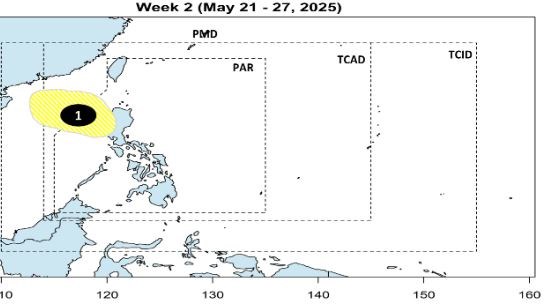Dự báo thời điểm áp thấp mới vào Biển Đông