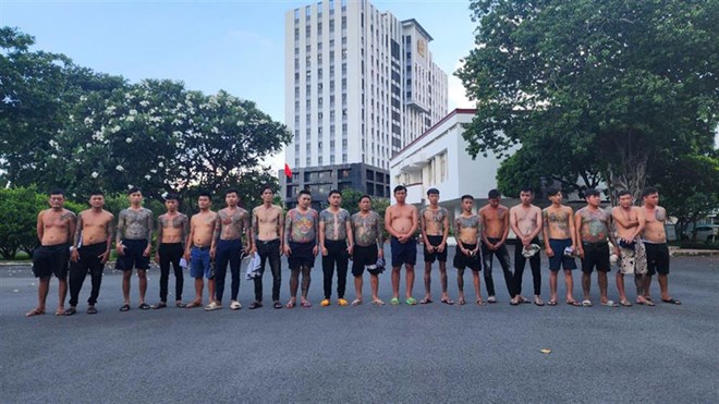 Bộ Công an triệt phá nhóm giang hồ ở Tiền Giang, Long An