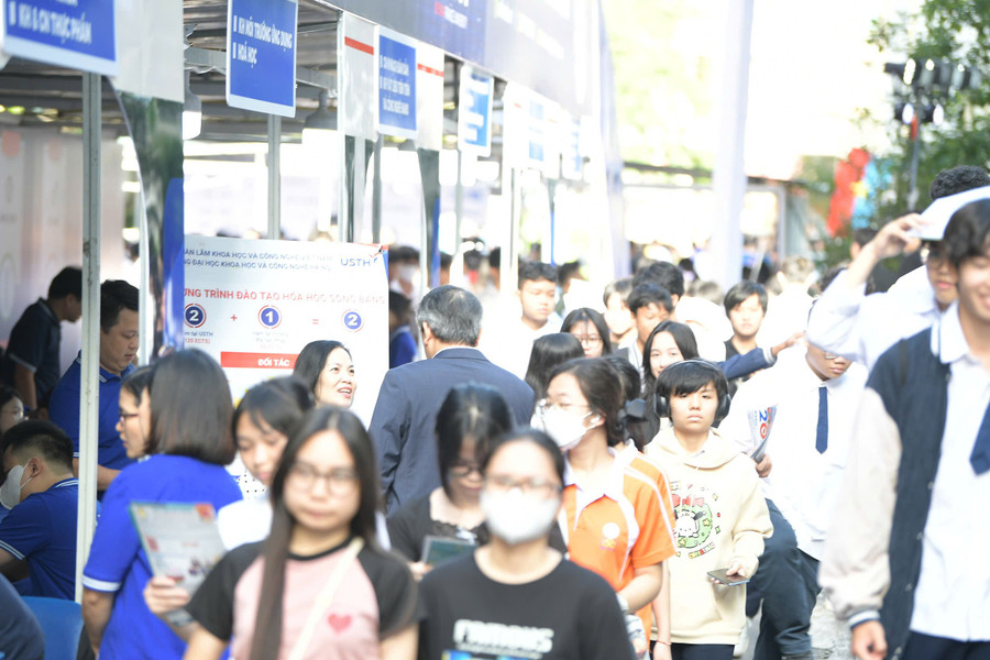 Ngày hội tuyển sinh các ngành khoa học và công nghệ năm 2025. Ảnh: Dương Triều. khoahoccongnghejpg3.jpg