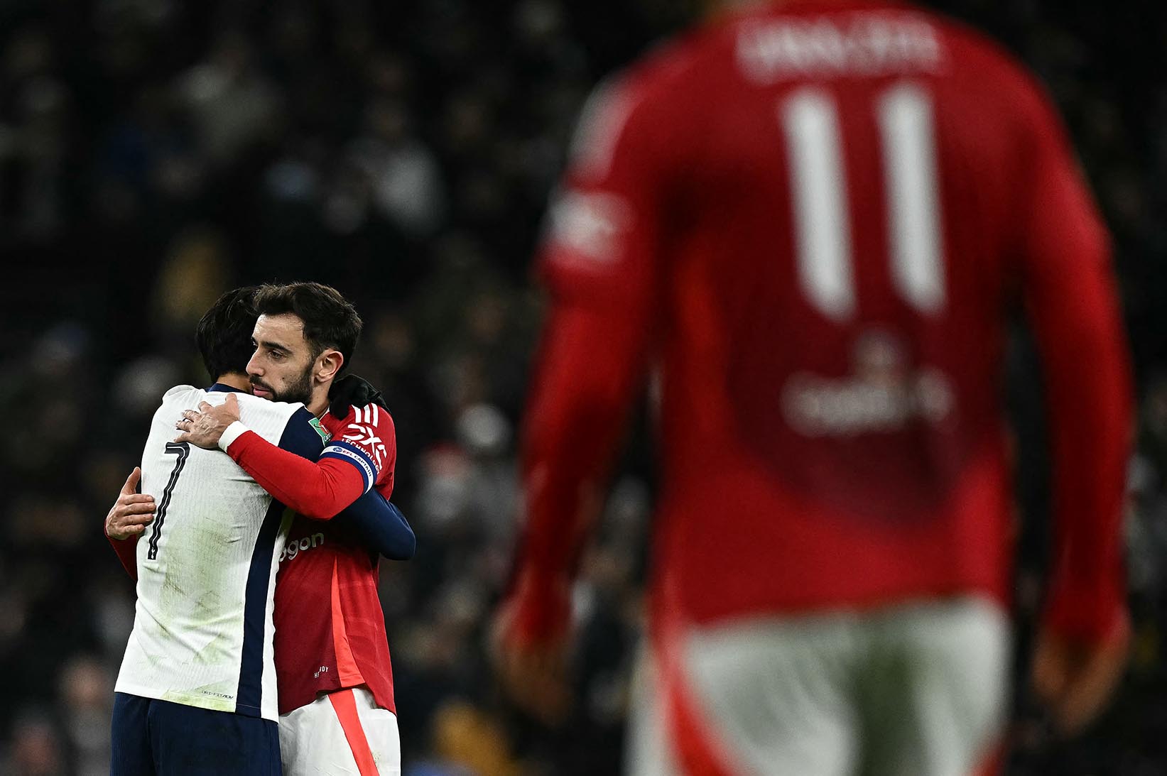 Man United từng bị Tottenham loại khỏi Carabao Cup mùa này.  Ảnh: AFP