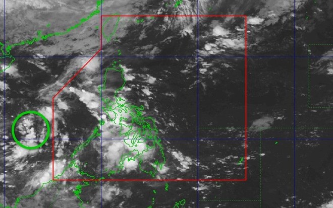 Vùng ảnh hưởng mưa lớn nặng nhất từ áp thấp ở Biển Đông