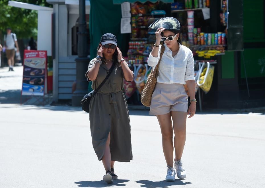 Nắng nóng ở Madrid, Tây Ban Nha, ngày 29.5.2025. Ảnh: Xinhua
