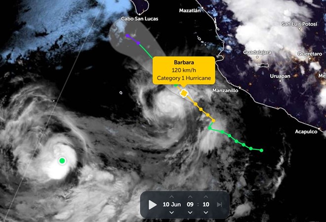 Vùng ảnh hưởng nặng nhất của bão số 1 sau khi mạnh lên thần tốc