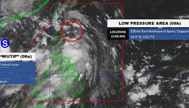 Bão số 1 Wutip trên Biển Đông sắp đổ bộ, bão Auring sắp hình thành