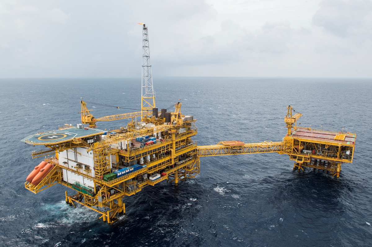 Một giàn khoan dầu của Nga. Ảnh: Gazprom