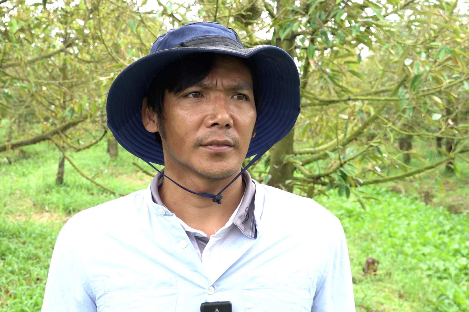 Ông Võ Trung Tình - Chủ nhiệm Hợp tác xã Chín Em – Ba. Ảnh: Tạ Quang