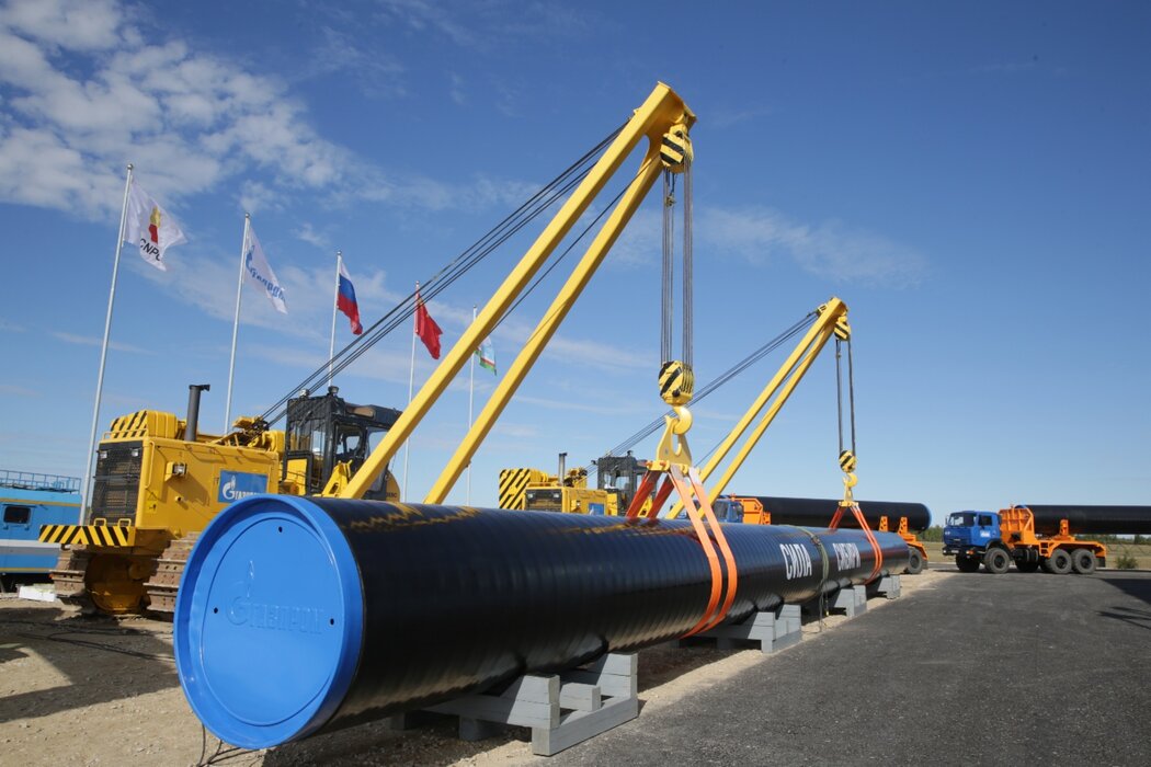 Khí đốt Nga xuất sang châu Âu bị ngừng lại sau xung đột ở Ukraina nên rất quan tâm tới việc thúc đẩy dự án Sức mạnh Siberia 2 với Trung Quốc. Ảnh: Gazprom