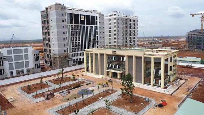 Cận cảnh trụ sở các cơ quan quản lý nhà nước ở sân bay Long Thành đang chạy đua tiến độ