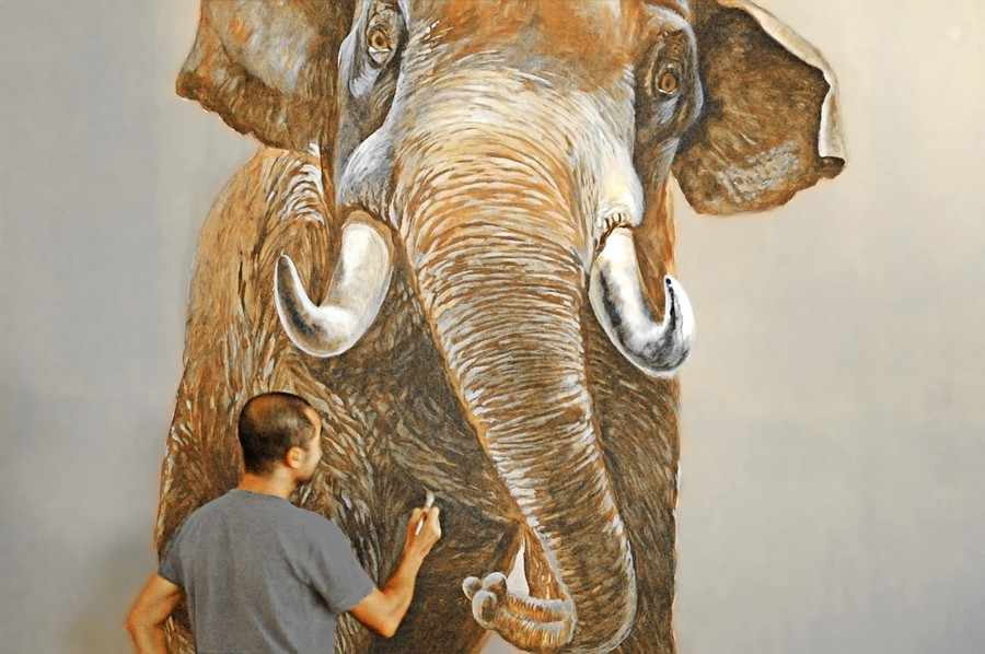 Mỗi chi tiết của động vật đều đạt độ chính xác cao về mặt giải phẫu. hoi-hoa-thuc-day-bao-ve-dong-vat-hoang-da-2.jpg