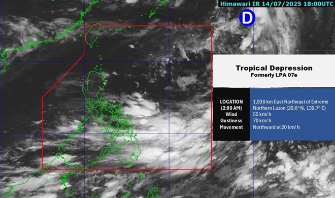 Xuất hiện áp thấp nhiệt đới gần Philippines, Biển Đông có thể đón bão tuần này