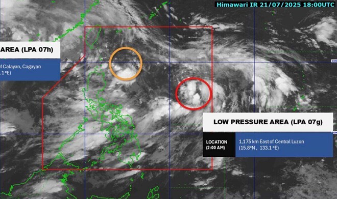 Thêm áp thấp gần Biển Đông xuất hiện, dự báo sớm mạnh lên
