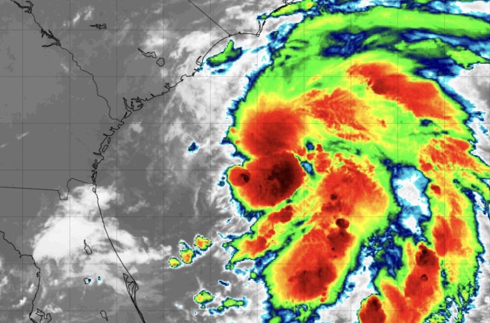 Từ đầu mùa bão, có 3 cơn bão hình thành ở Đại Tây Dương gồm Andrea, Barry và Chantal. Ảnh: NOAA