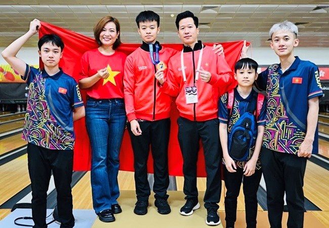 Bowling Việt Nam lần đầu giành huy chương vàng tại giải châu Á