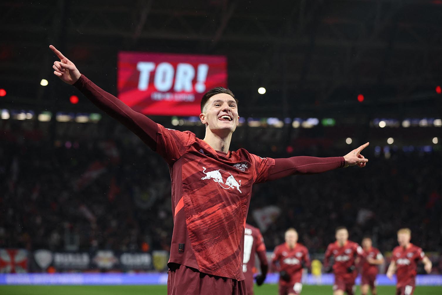 Man United đã từng bỏ lỡ cơ hội chiêu mộ Sesko trước đây. Ảnh: AFP