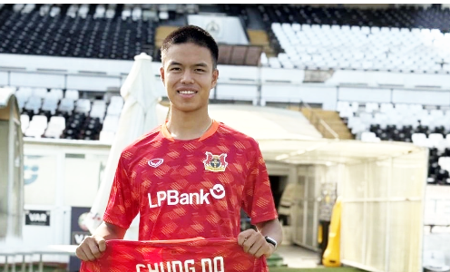 Đỗ Chung Nguyên đủ điều kiện khoác áo U22 Việt Nam dự SEA Games.