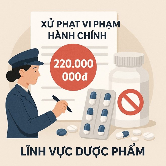 Một công ty dược bị phạt 220 triệu đồng, đình chỉ kho thuốc ở Đà Nẵng