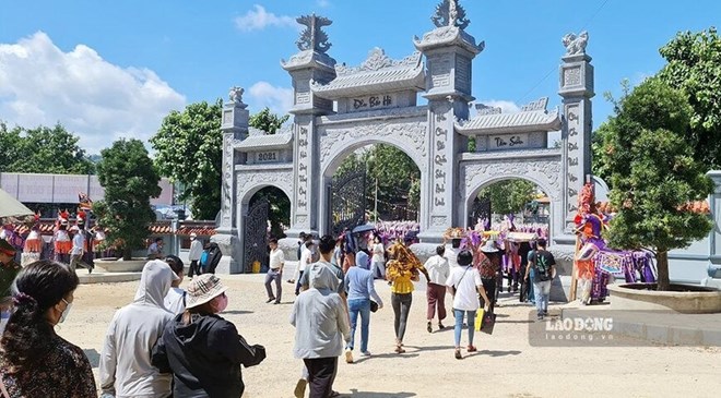 Đền Bảo Hà tiếp tục được tu bổ, tôn tạo