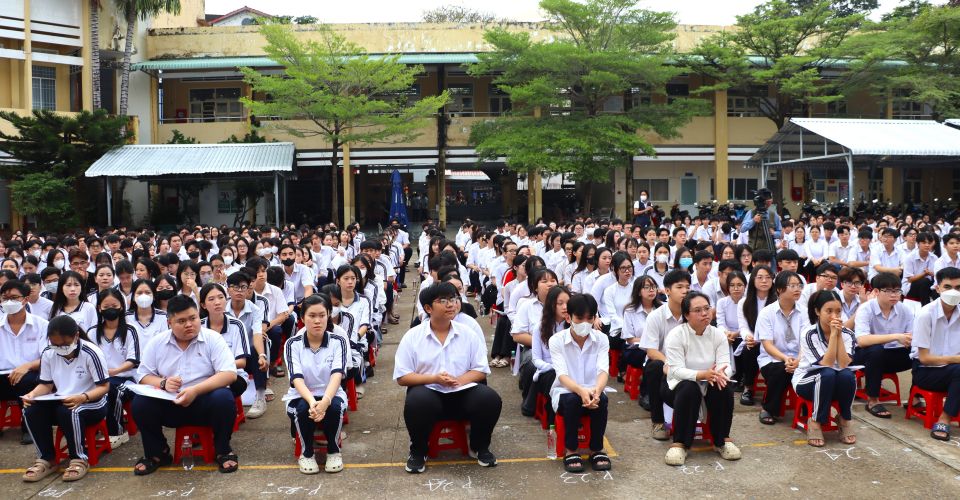 Tỉ lệ tốt nghiệp THPT tỉnh Cà Mau đứng thứ 3 khu vực ĐBSCL. Ảnh: Nhật Hồ