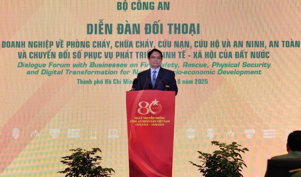 Thủ tướng Phạm Minh Chính phát biểu tại diễn đàn.Ảnh: Văn Trịnh