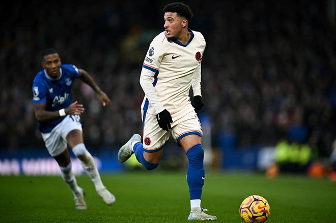 Sancho thi đấu theo dạng cho mượn tại Chelsea mùa trước.  Ảnh: AFP