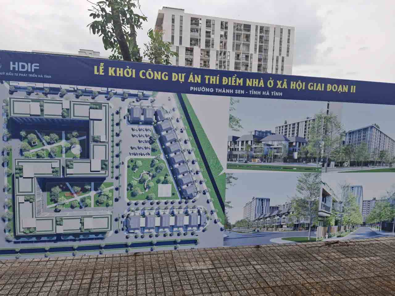 Phối ảnh Dự án Nhà ở xã hội. Ảnh: Trần Tuấn.