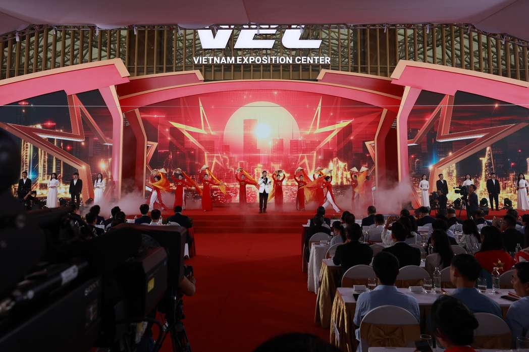 Quang cảnh lễ khánh thành Trung tâm Hội chợ Triển lãm Quốc gia. Ảnh: Hải Nguyễn