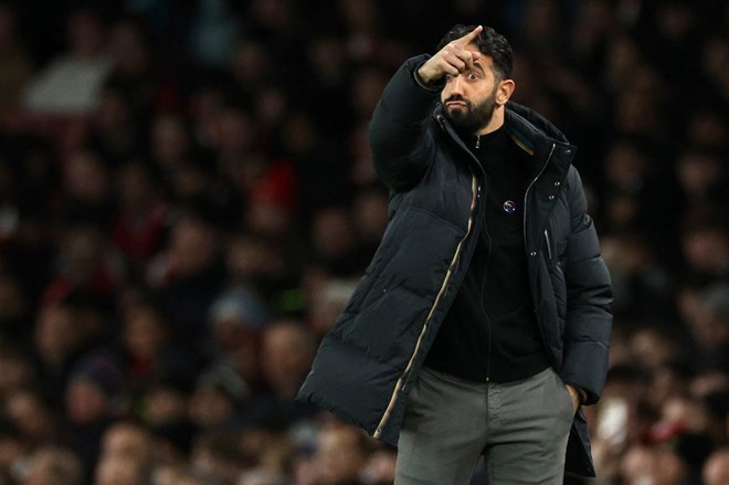 Ruben Amorim cần nhanh chóng đưa Man United đi đúng quỹ đạo.  Ảnh: AFP
