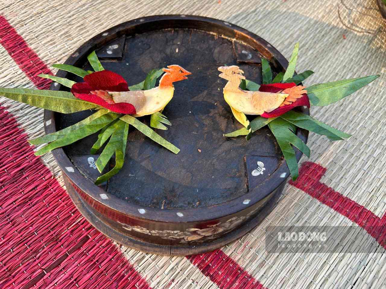 Trầu têm cánh phượng là nét văn hóa độc đáo của người Quan họ Bắc Ninh. Ảnh: Dương Thắng