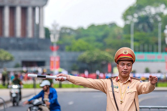 Hà Nội bố trí điểm trông xe phục vụ nhân dân xem diễu binh A80