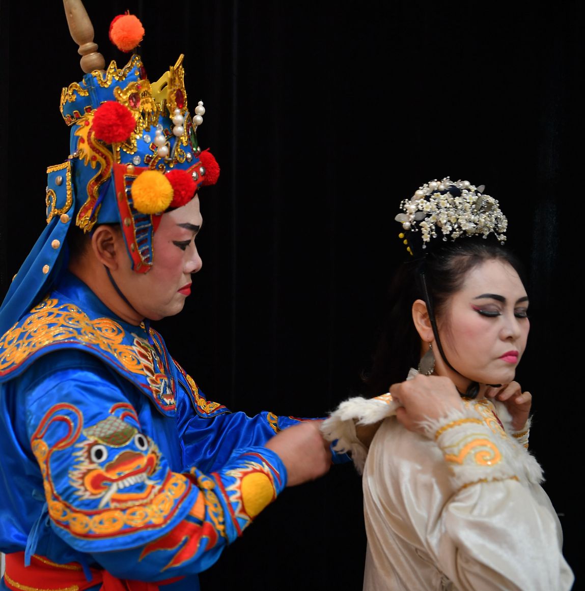 NSND Xuân Quý và NSƯT Bích Tần.