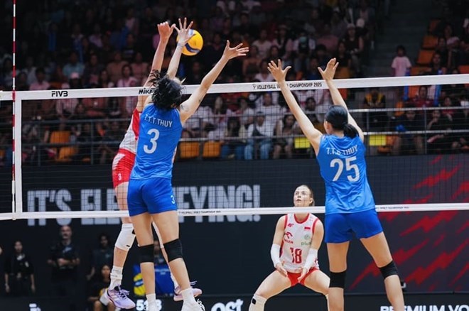 Lịch thi đấu bóng chuyền nữ vô địch thế giới 2025 hôm nay (25.8)
