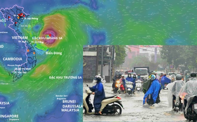 Bão số 5 giật cấp 15, tiếp tục mạnh lên khi sắp đổ bộ, dự báo đường đi 24 giờ tới
