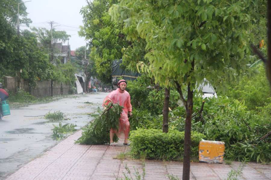 Người dân dọn dẹp sau bão. 6.jpg