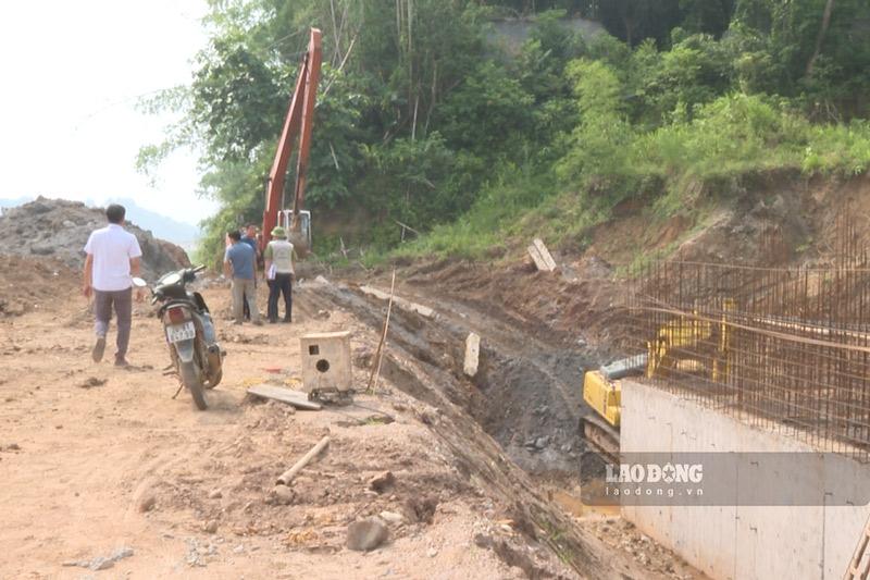Công tác giải phóng mặt bằng đang được đẩy nhanh triển khai. Ảnh: Đinh Đại