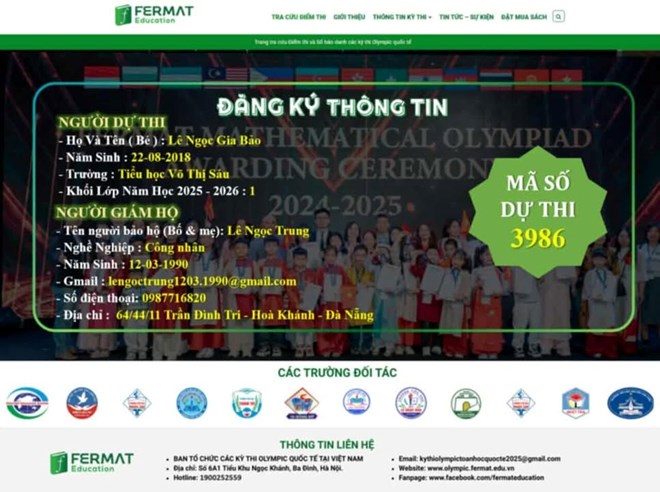 Đà Nẵng cảnh báo chiêu lừa fanpage thi Toán Timo yêu cầu chuyển tiền