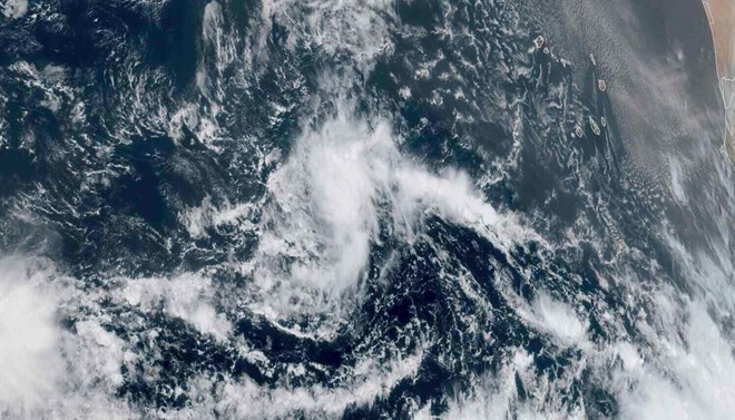 Áp thấp tiềm năng mạnh lên thành bão số 7 Gabrielle xuất hiện