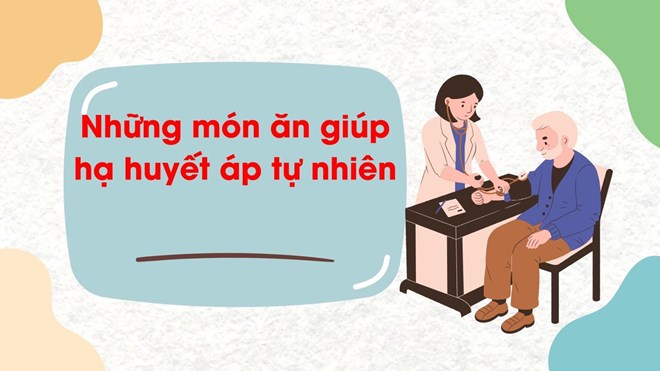 Những món ăn giúp hạ huyết áp tự nhiên