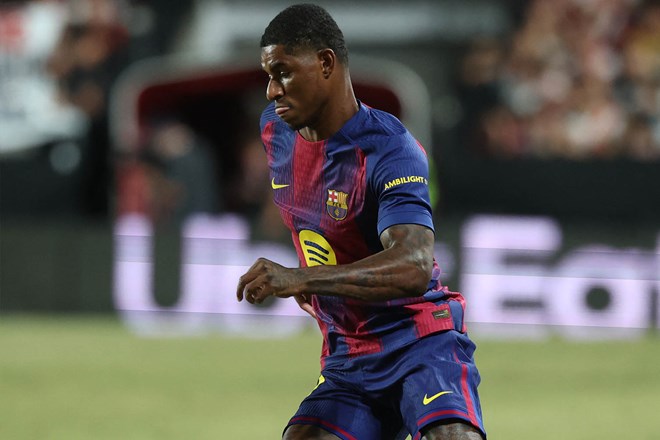 Rashford từng bị nghi ngờ trong khoảng thời gian đầu tại Barcelona. Anh: AFP