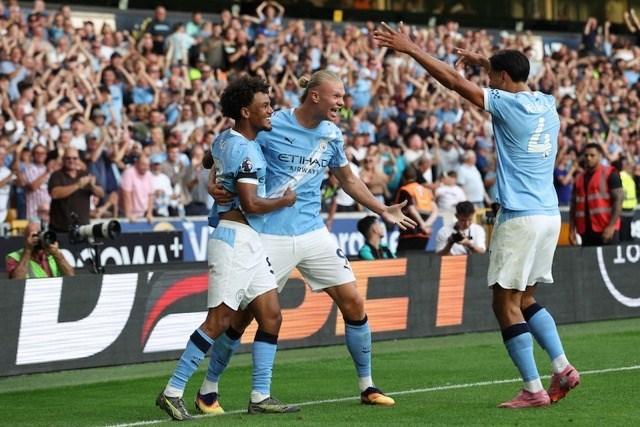 Man City đã có trận ra quân thuận lợi tại Champions League.  Ảnh: AFP