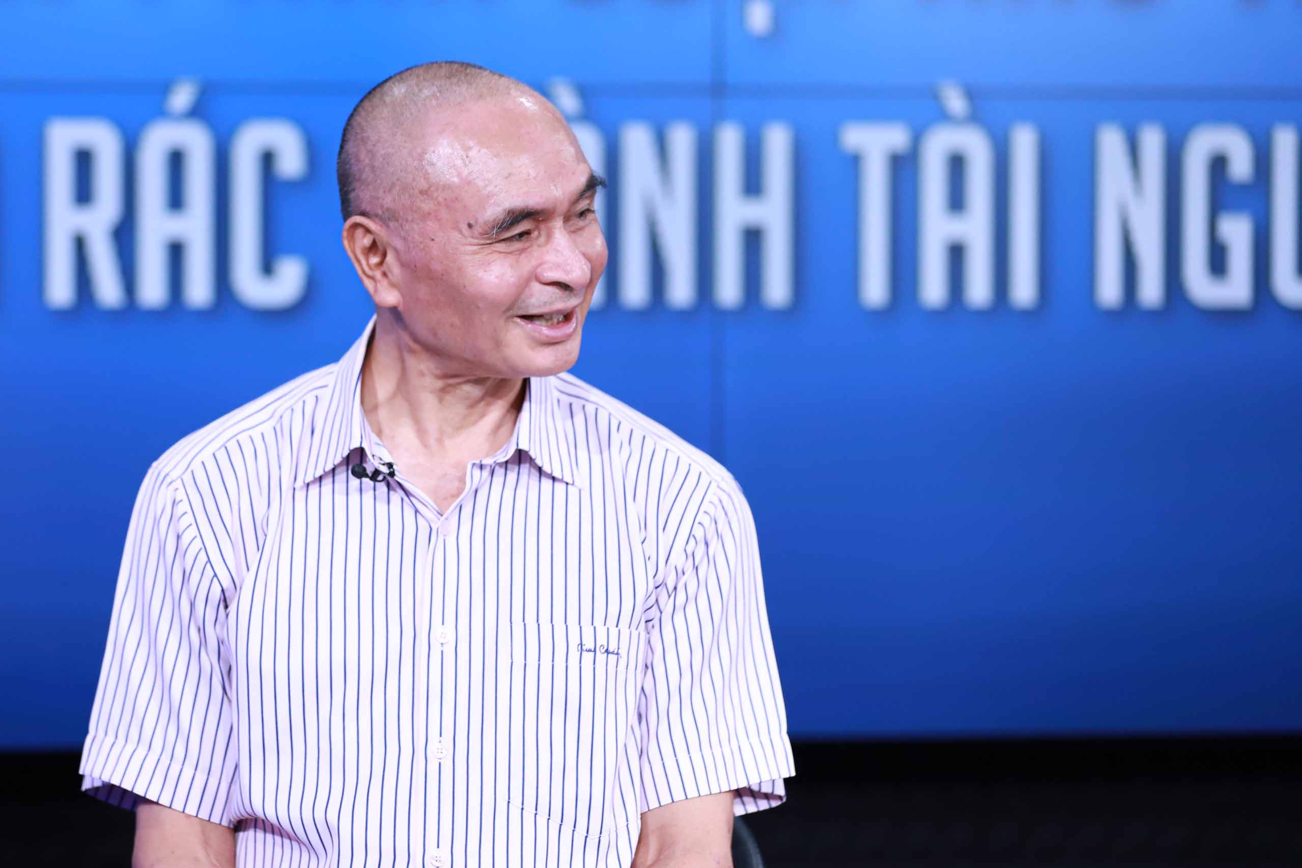 PGS.TS Vũ Thanh Ca (Trường Đại học Tài nguyên và Môi trường Hà Nội). Ảnh: Vũ Linh