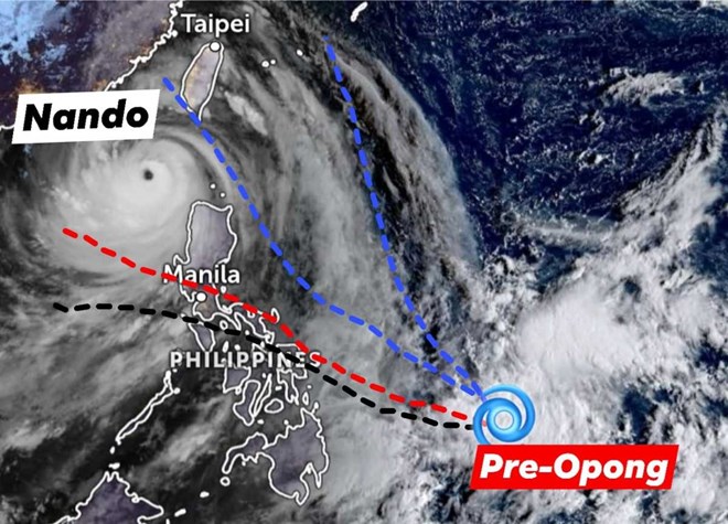 Siêu bão số 9 chưa tan, mầm bão số 10 đã mạnh nhanh, dự báo hướng về Việt Nam