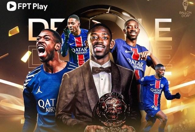 Dembele vượt qua Yamal giành Quả bóng vàng 2025