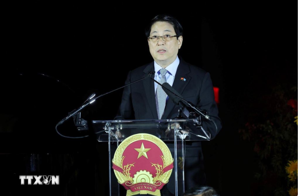 Chủ tịch nước Lương Cường phát biểu. Ảnh: TTXVN