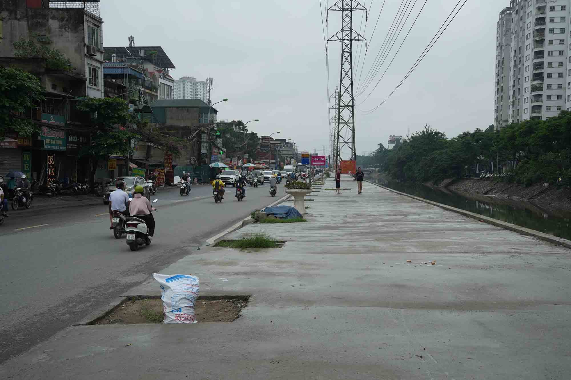 Theo quy hoạch, tuyến đường sẽ được mở rộng mặt cắt ngang 40m. Ảnh: Sóng Hữu