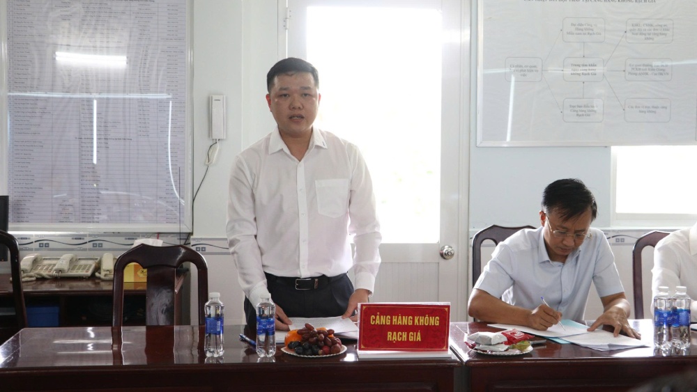Cảng Hàng không Rạch Giá có diện tích đất hiện nay là 58,56ha, là cảng hàng không cấp 3C dùng chung dân dụng và quân sự. Ảnh: Ngọc Mai