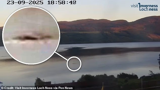 Thợ săn ‘quái vật hồ Loch Ness’ sửng sốt khi sinh vật dài hơn 5m nổi lên giữa hồ