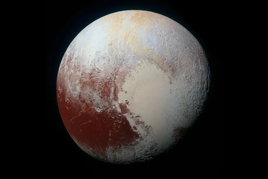 Sao Diêm Vương do tàu vũ trụ New Horizons của NASA chụp năm 2015. Ảnh: NASA