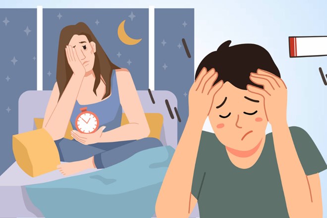 Nguyên nhân khiến bạn khó ngủ ngay cả khi mệt mỏi